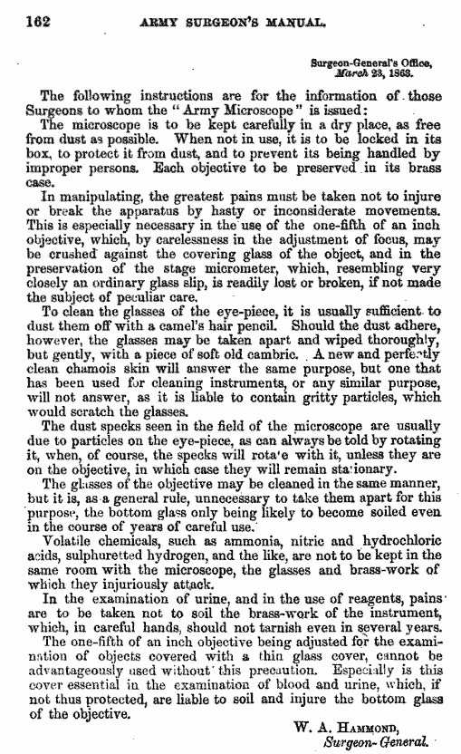 Army microscope